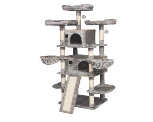 Amolife Heavy Duty cat tree, best cat tree for large cats small apartments